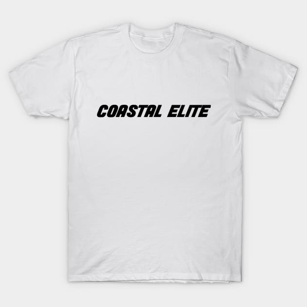 Coastal Elite - Liberal Political Tee T-Shirt by yogacoffeetea